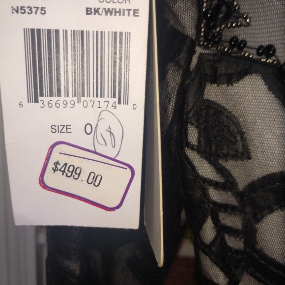 Lace And Leather One Peice Dress - Picture 3 of 8